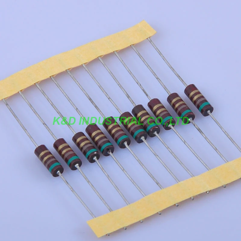 

10pcs Carbon Composition Resistor Vintage 0.5W 5.1R Ohm