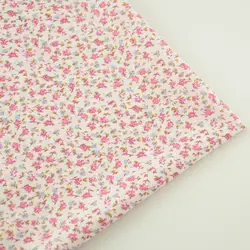 Booksew 100% bawełna tkanina w kwiaty wzory Patchwork Tecido szycie ubrań tekstylia domowe dekoracja lalek zwykła tkanka dzieło sztuki CM