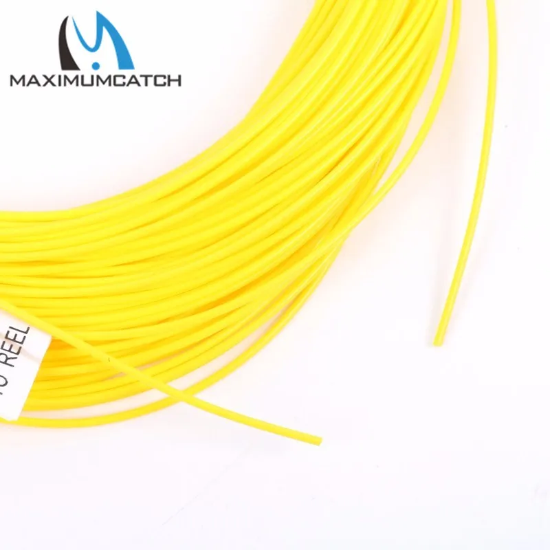 Maximumcatch Running Fly Line 0.7mm 0.9mm Orange and Yellow Fly Fishing Shooting Line