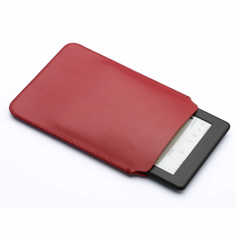 Funda protectora de cuero PU para tableta, bolsa de transporte para Kindle Paperwhite 11. ° 6 \
