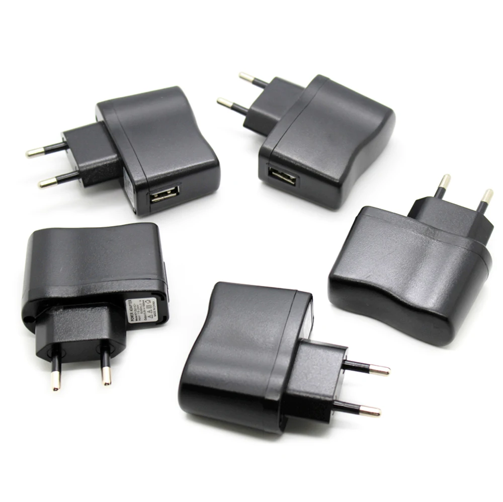 200pcs/lot 5V 1A Universal Single USB Charger Wall Charger EU Plug for iPhone Samsung Xiaomi AC USB Travel Charger Adapter