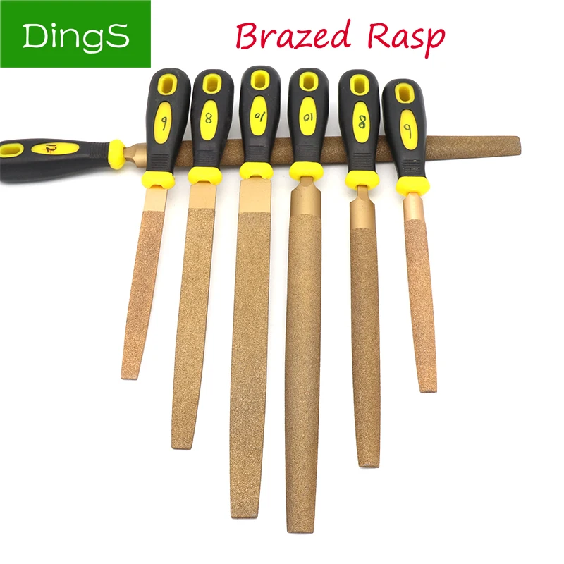 

Wood File Steel File Rasp 6''/8''/10''/12"/14"Flat/Half-round Metal Files For Craft Carving Woodworking Tools