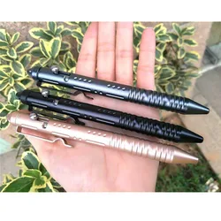 Prático Militar Tungsten Aço Cabeça Auto-Defesa Glass Breaker Tactical Pen, Kit de Emergência acampamento ao ar livre, Kit Ball Point Pen