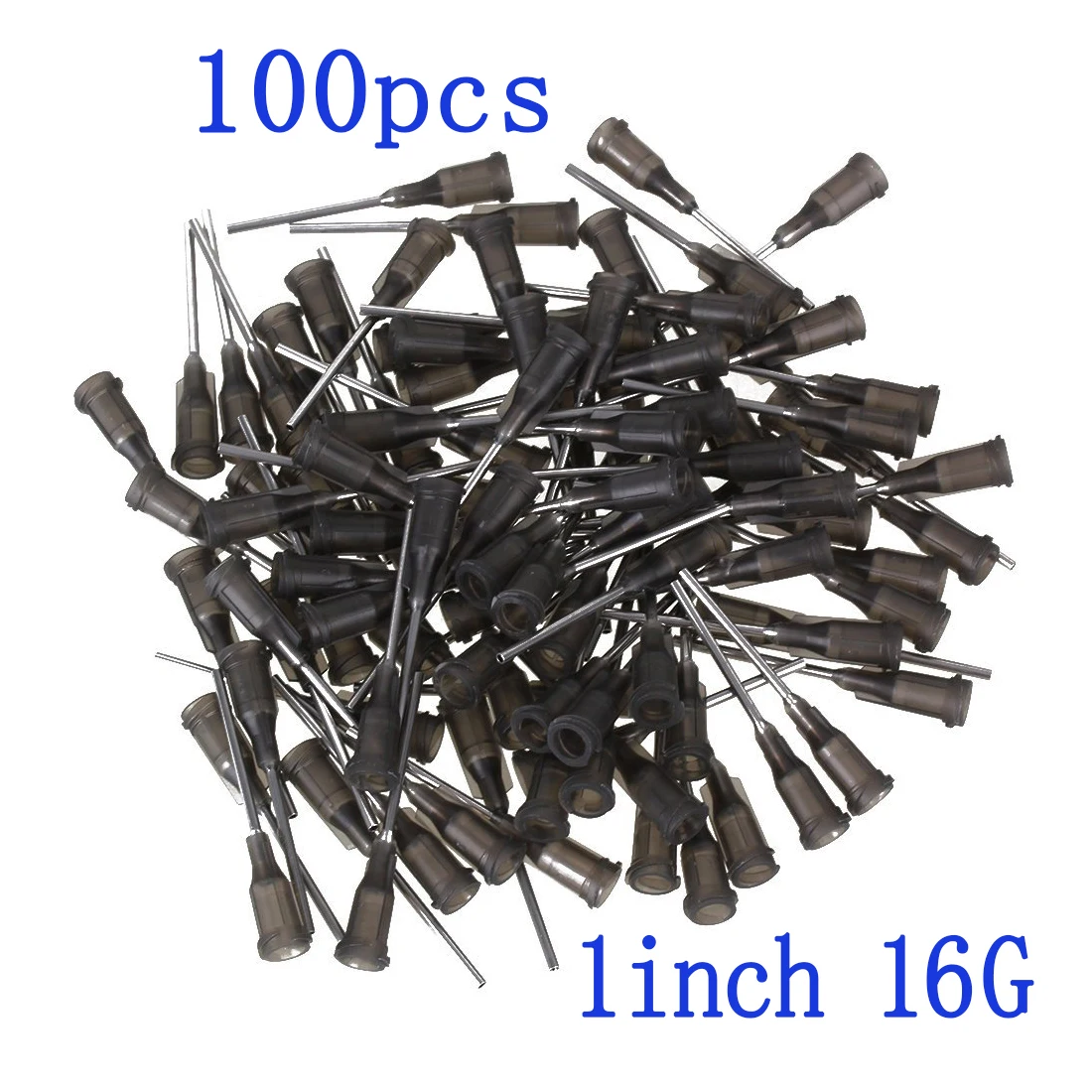 100pcs, Syringe Needle 16Ga Dispensing Needles with Luer Lock 16G x 1