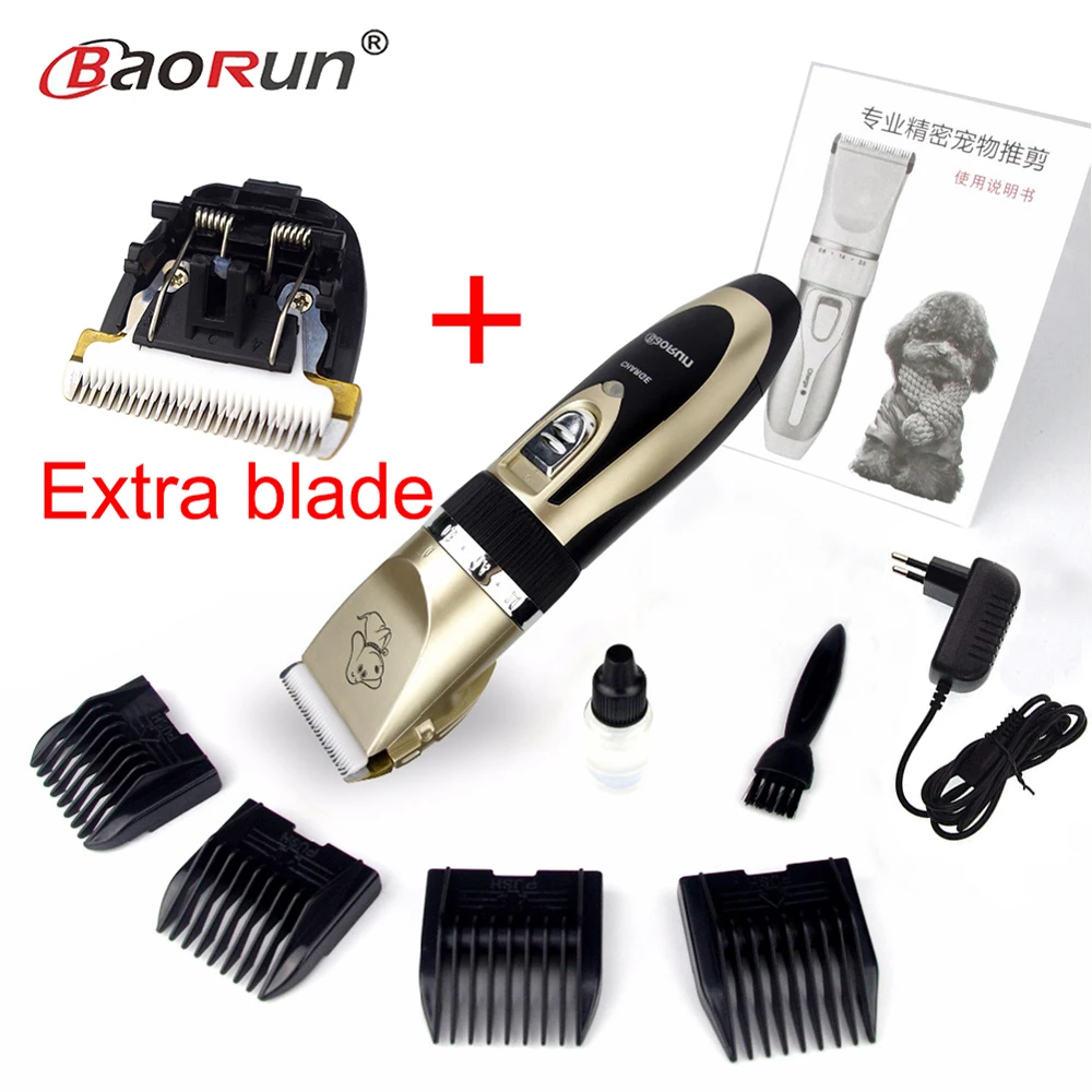 Professional Rechargeable Pet Cat Dog Hair Trimmer Electrical Dog Hair Clipper Grooming Shaver Set Pets Haircut Machine