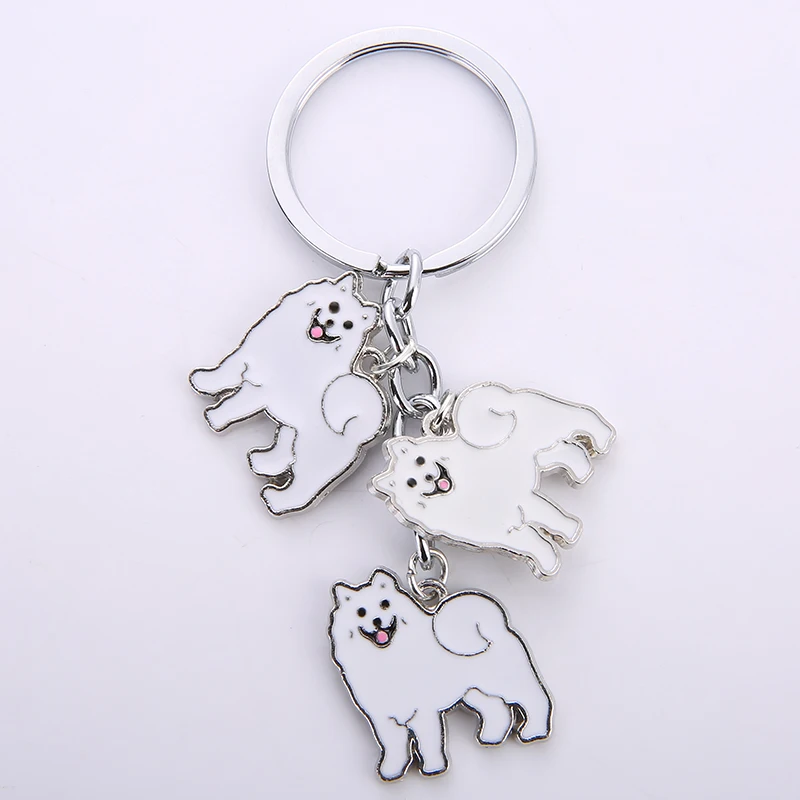 NEW Tag key dog Keyring dachshund Keychain Dog lovers gift Fashion jewelry bag keychains woman handbag charms lovely dogs