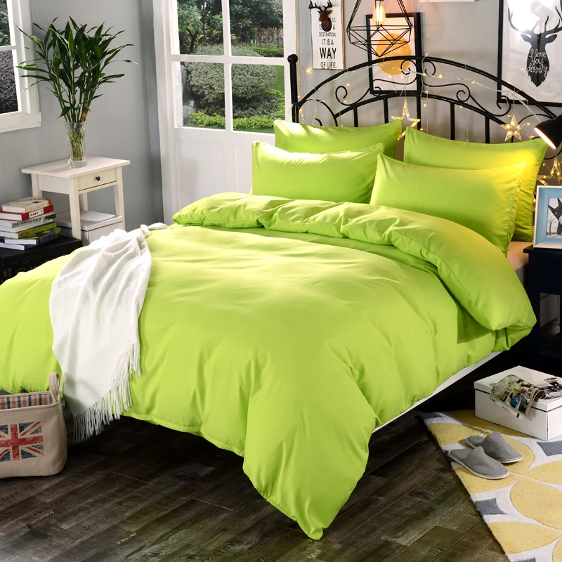 1 pcs high quality solid color super soft encryption fabric Duvet Cover a variety of specifications to open custom