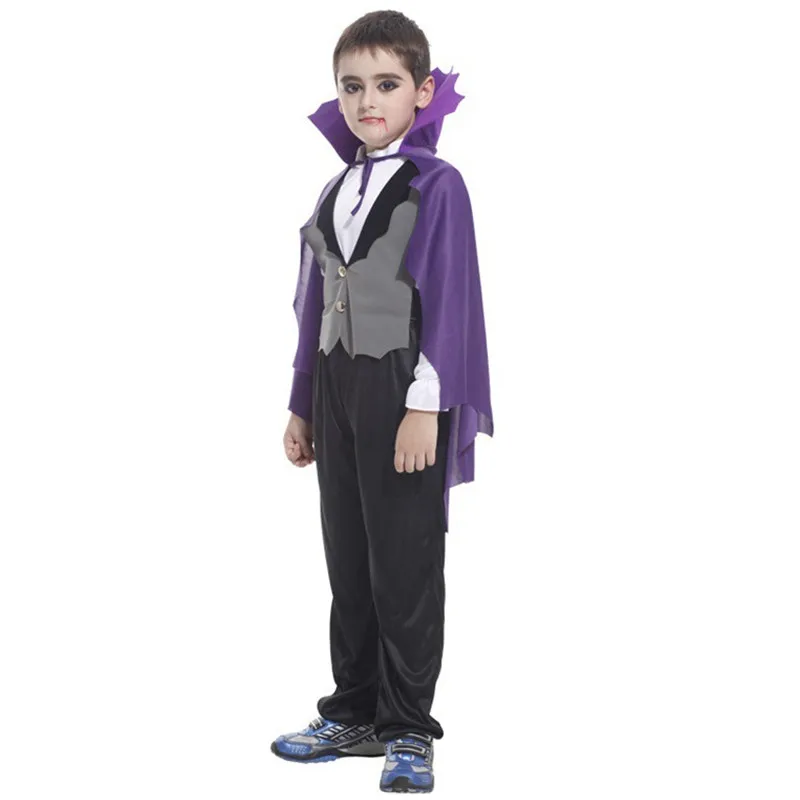 Nowy Rok Boże Narodzenie Karnawał Halloween Dzieci Chłopcy Zły Wampir Kostium Duch Diabeł Fantazyjne Sukienki Ubrania Dzieci Cosplay Odzież
