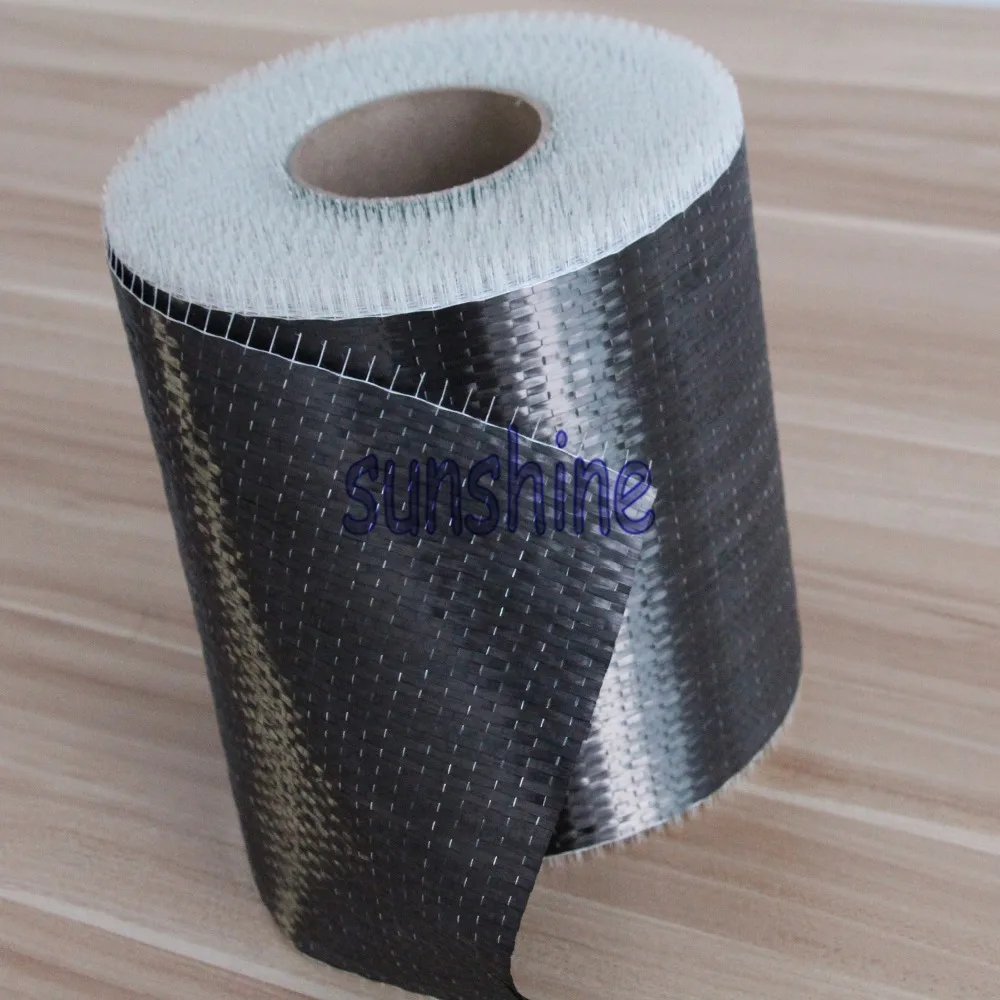 12k 300gsm  Unidirectional Carbon Fiber Cloth Bridge Reinforced By UD Carbon-fibre