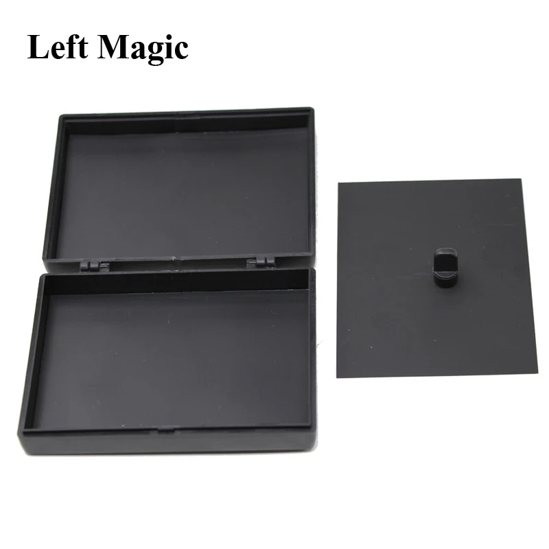 Surprise Restore Box Magic Tricks Black Plastic Box Broken Paper Card Case Close-Up Magic Tricks Props Toys For Children