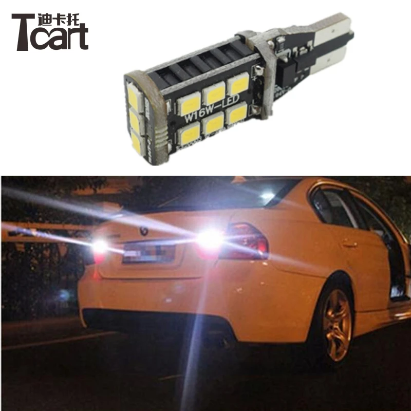 Tcart Car accessories  2x LED CANBUS 2835 Chip High Power Backup Reverse Light backup light For HONDA VEZEL HRV 2015