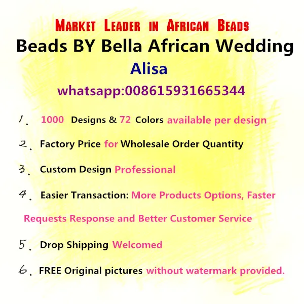 African Beads Nigerian Party Earrings for Women Peach Blue Crystal Beads Braid Flower Earrings For Brides Free Shipping ABD015