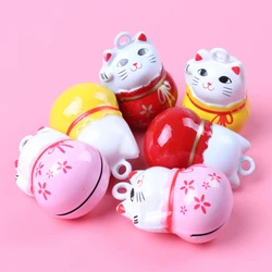 5pcs Bells Mix Cartoon Cat Iron Loose Beads Small for Party Christmas Tree Ornamen Decoration Home Accessories 1pcs 26x17mm
