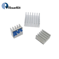 3PCS Adhesive Raspberry Pi Heatsink Cooler Pure Aluminum Heat Sink Set Kit Radiator For Cooling Raspberry Pi 2 B