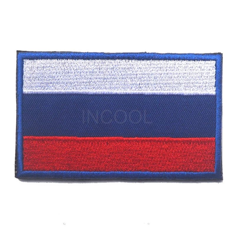 Embroidery/Rubber Patch Russia Russian Flag Patch Embroidered/PVC Patches For Jackets Backpack Cap