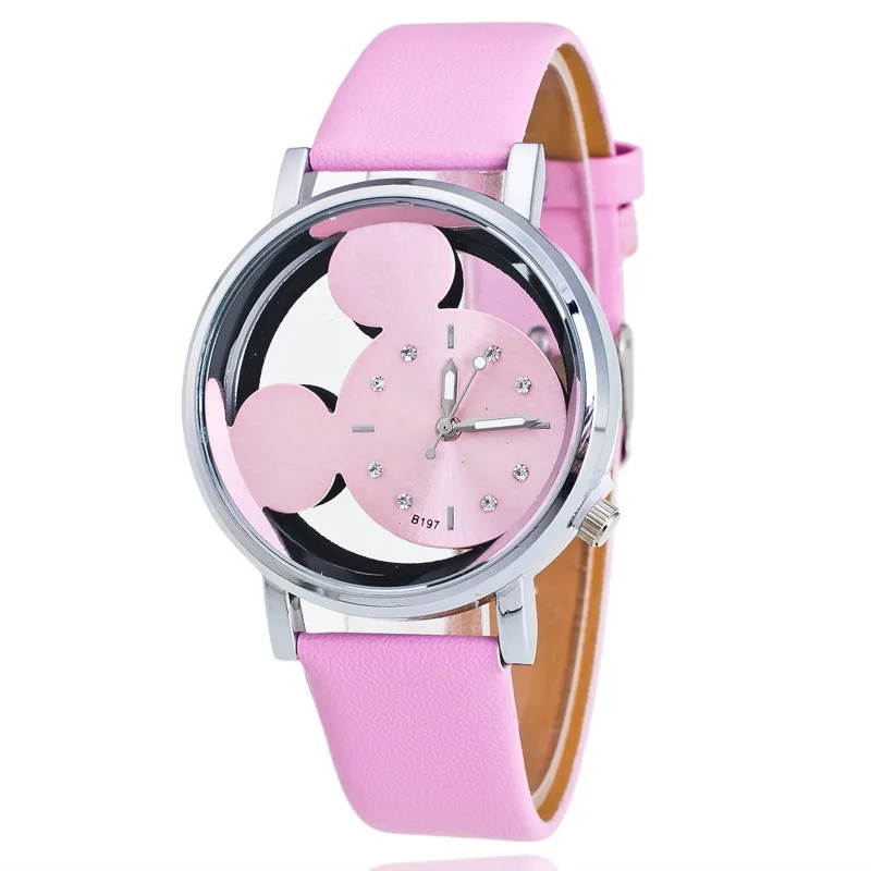 

Girl Boy Children's Kids Watches with double-sided hollow Children's Watch For Student Boys Girl Cartoon Animated Image