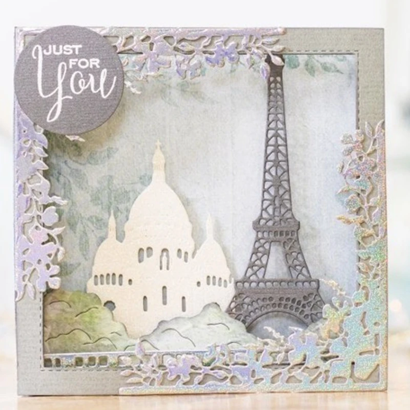 Paris Tower Metal Cutting Dies for Scrapbooking and Cards Making Paper Craft Dies New 2019