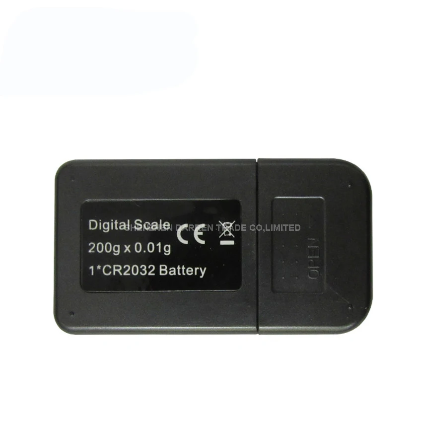 Mini báscula digital precisa, 200G, 0,01G, LCD, retroiluminación, báscula de peso para joyería, oro, plata, Tesoro, 1 unidad