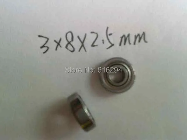 

MR83zz подшипник 3*8 * 2.5mm10PCS MR83 миниатюрные подшипники --- Бесплатная доставка