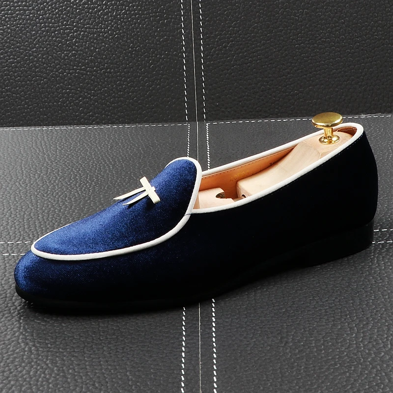 CuddlyIIPanda Fashion Men Suede Leather Shoes Male Dress Wedding Classic Business Party Office Loafers Men\'s Flats Driving Shoes