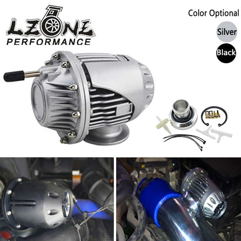 LZONE - BLOW OFF VALVE UNIVERSAL  BOV SUPER SQV 4 IV SSQV 4 IV ( Black or Silver ) JR5730-MB