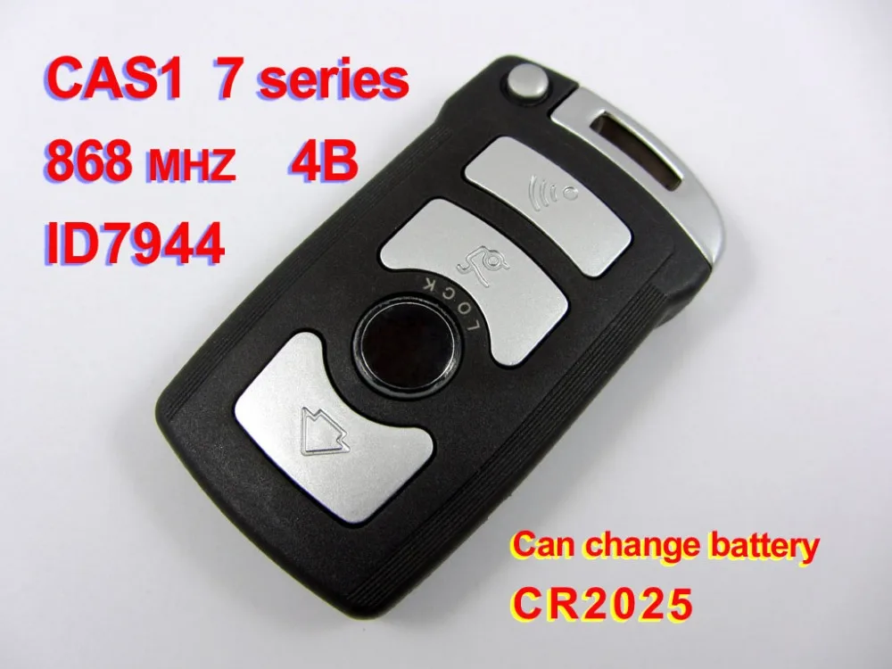 Smart remote key 4 Buttons 868MHZ  for BMW 7 series With ID7944 chip(For E65 E66)