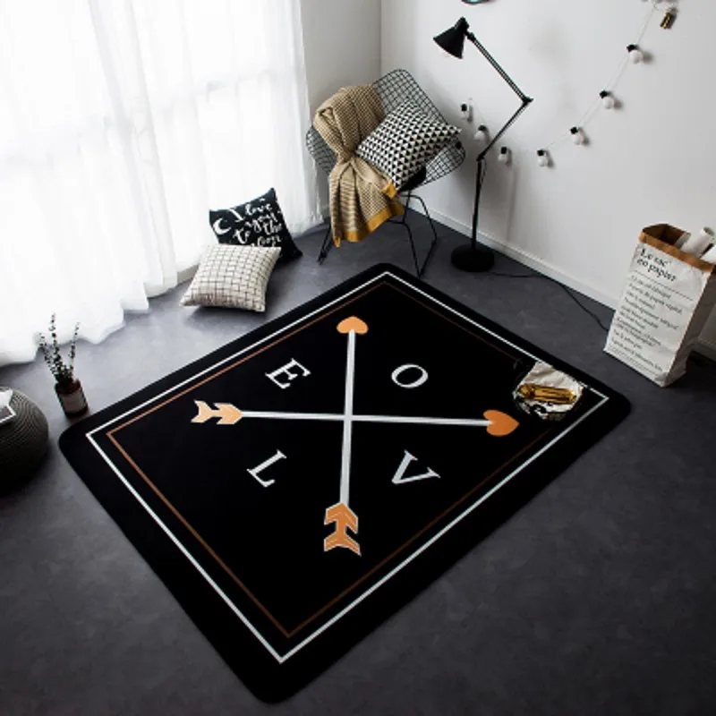 

Love Arrow Large Carpet, Bedroom, Living Room, Home Decorative Mats, 145cm, 195cm