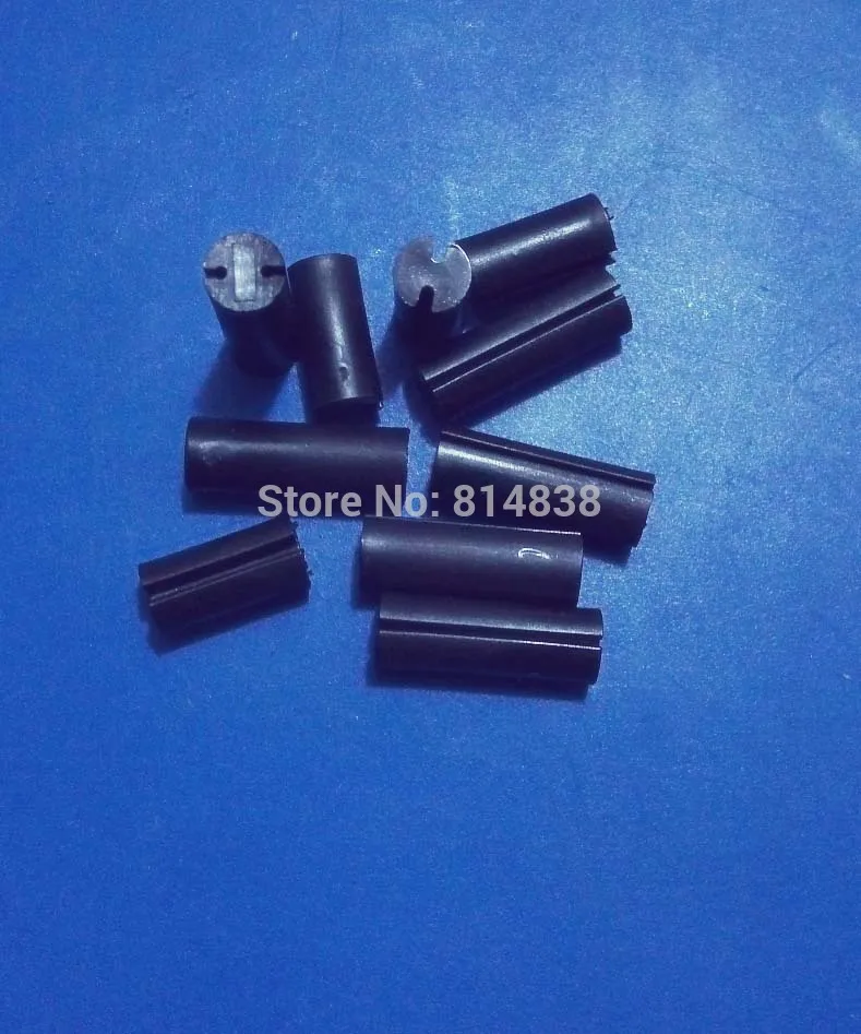 Wkooa Dia. 5mm L = 9mm Black LED Spacer Support Hood PCB Board Mount Hardware