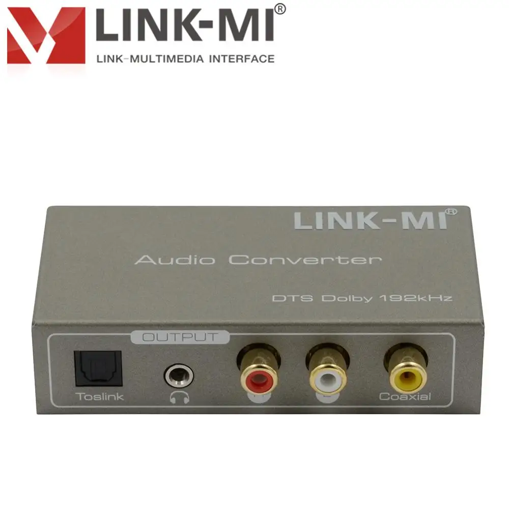 Audio Format Converter Toslink/Coaxial/ARC/stereo Input channel can be selected by switch button Audio Converter