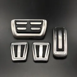 Stainless Steel NO Drill Car styling Gas Fuel Brake clutch Pedal pad case for Mazda 3 M3 Mazda 6 M6 2003-2013