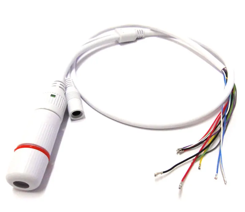 Cable LAN POE impermeable para Módulo de placa de cámara IP CCTV con conector resistente a la intemperie