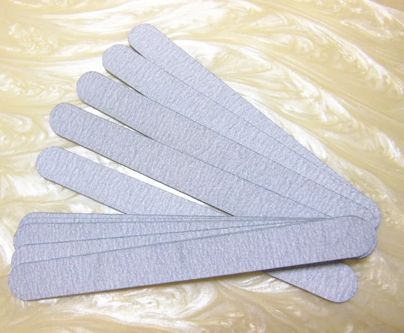 10 pcs/lot plastic nail file 180/180 zebra thin nail file  nail emery board manicure tool