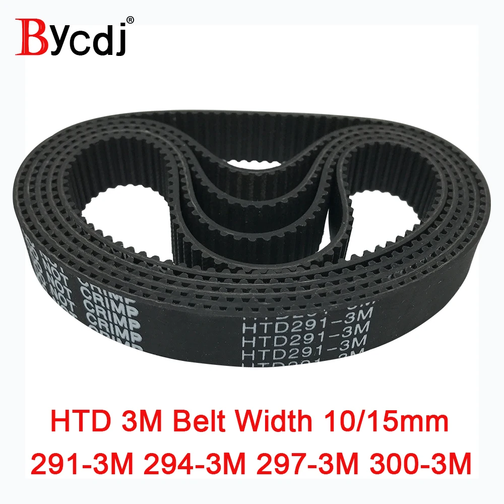 

Arc HTD 3M Timing belt length=291 294 297 300 width 6-25mm Teeth97 98 99 100 HTD3M synchronous pulle291-3M 294-3M 297-3M 300-3M