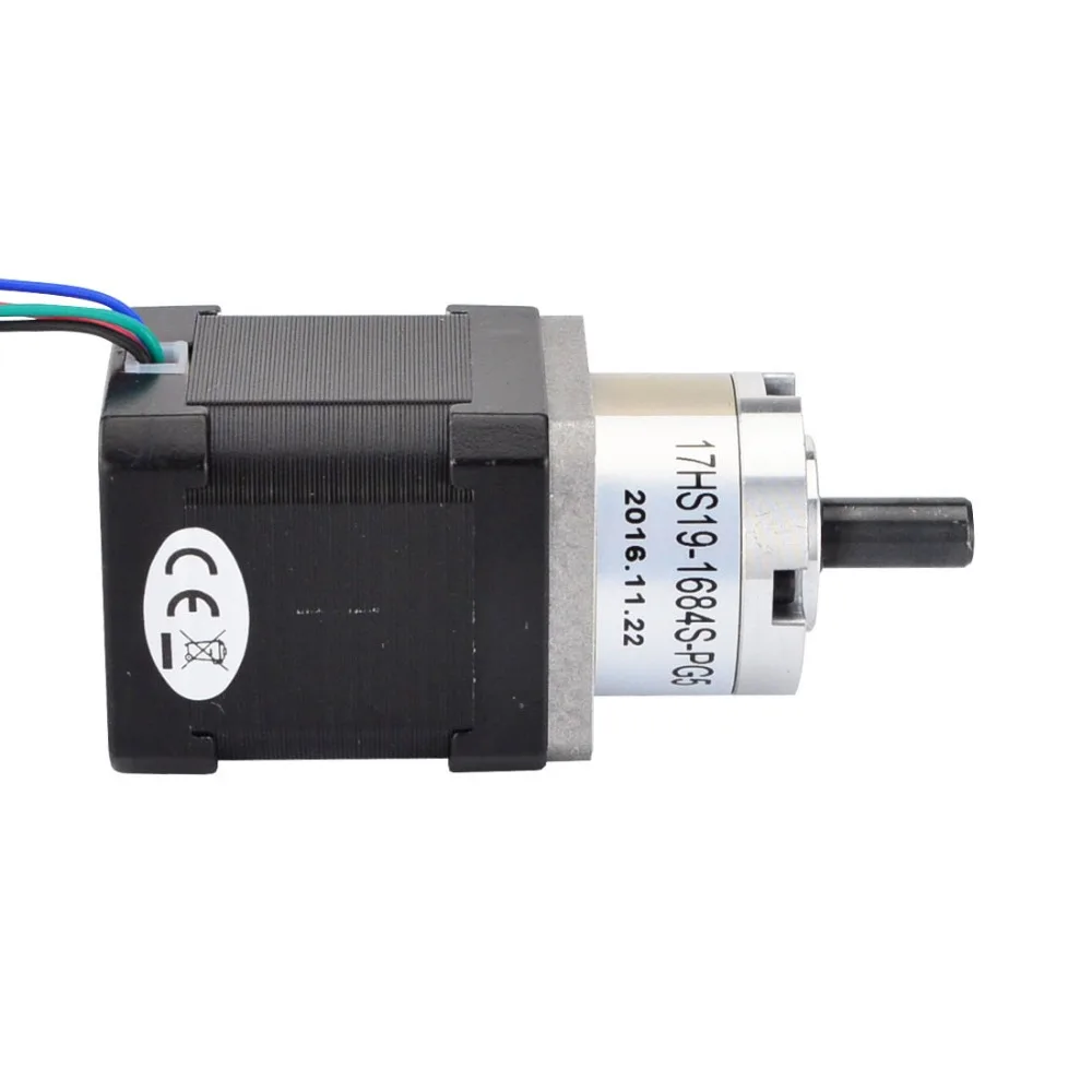 STEPPERONLINE Nema 17 Stepper Motor 5:1 Planetary Gearbox High Torque Nema17 Geared Stepper Motor 1.68A DIY CNC 3D Printer