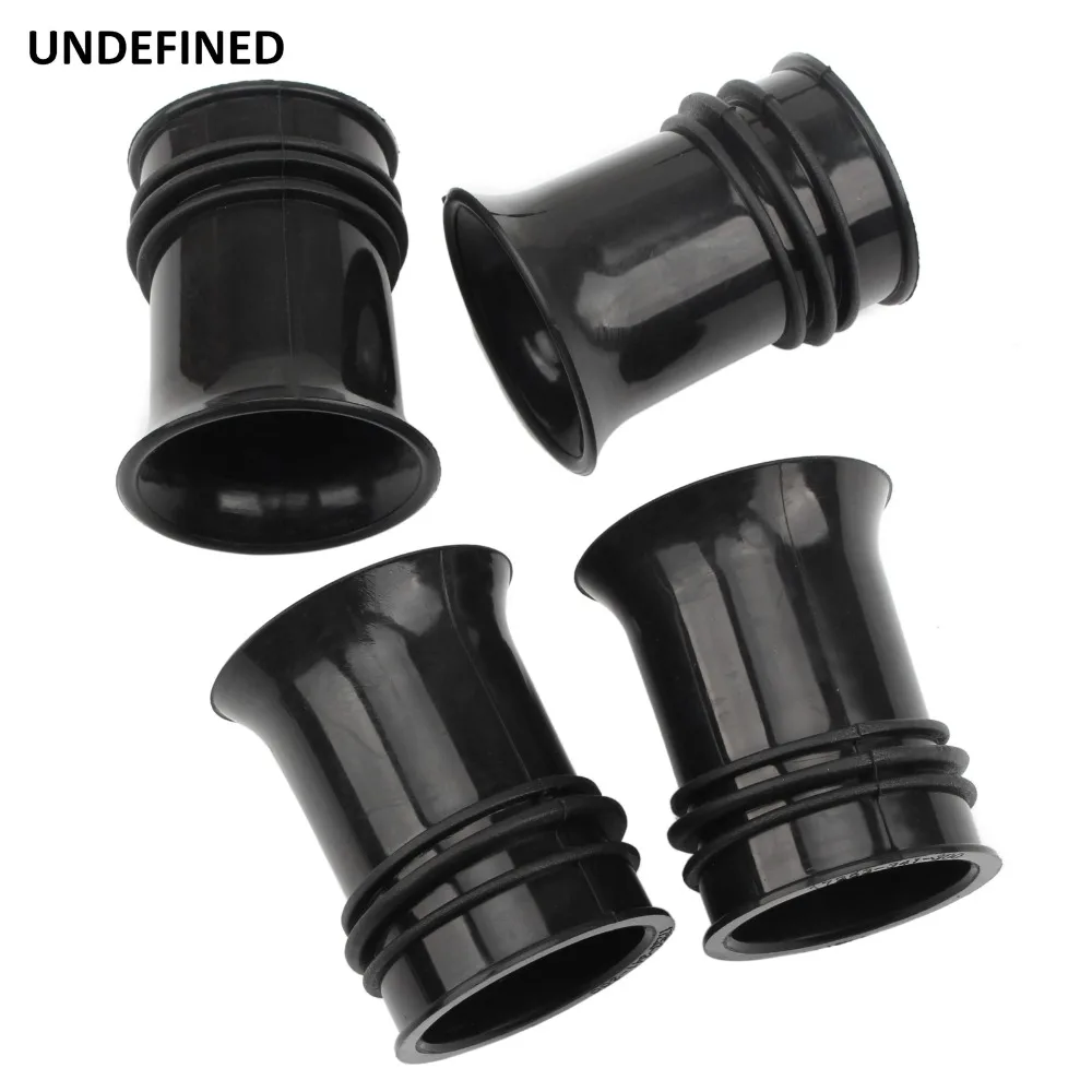 4 Pcs Motorcycle Carburetor Rubber Intake Manifold Air Adapter Boots For Honda CB750K 1969-1976 CB750F Super Sport 1975-1976