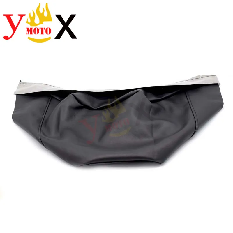 Replacement Thick Black PU Leather Motorcycle Seat Cover Cushion Guard Waterproof For Yamaha VMAX VMAX1200 V-MAX1200 VMAX1200