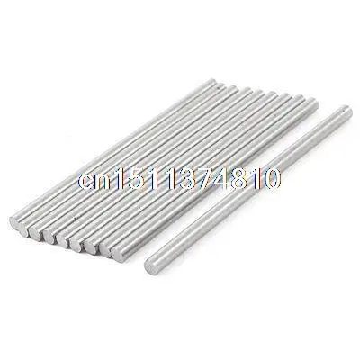 10 Pcs 5mm x 100mm HSS Grooving Tool Round Turning Lathe Bars Silver Gray