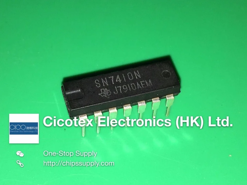

10pcs/lot SN7410N DIP14 7410N TRIPLE 3-INPUT POSITIVE-NAND GATES
