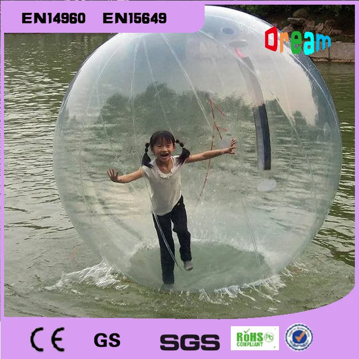 Palla da passeggio sull'acqua 2 m Wasser Laufball Palla da passeggio sull'acqua Laufball Zorb Ball Tizip Zip