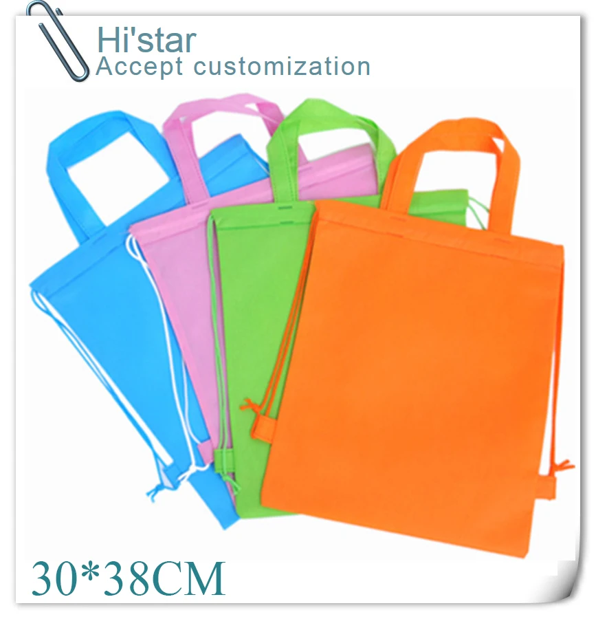 30*38CM 20pcs hot sell in Switzerland supermarket wholesale cheap reusable non woven shopping bag