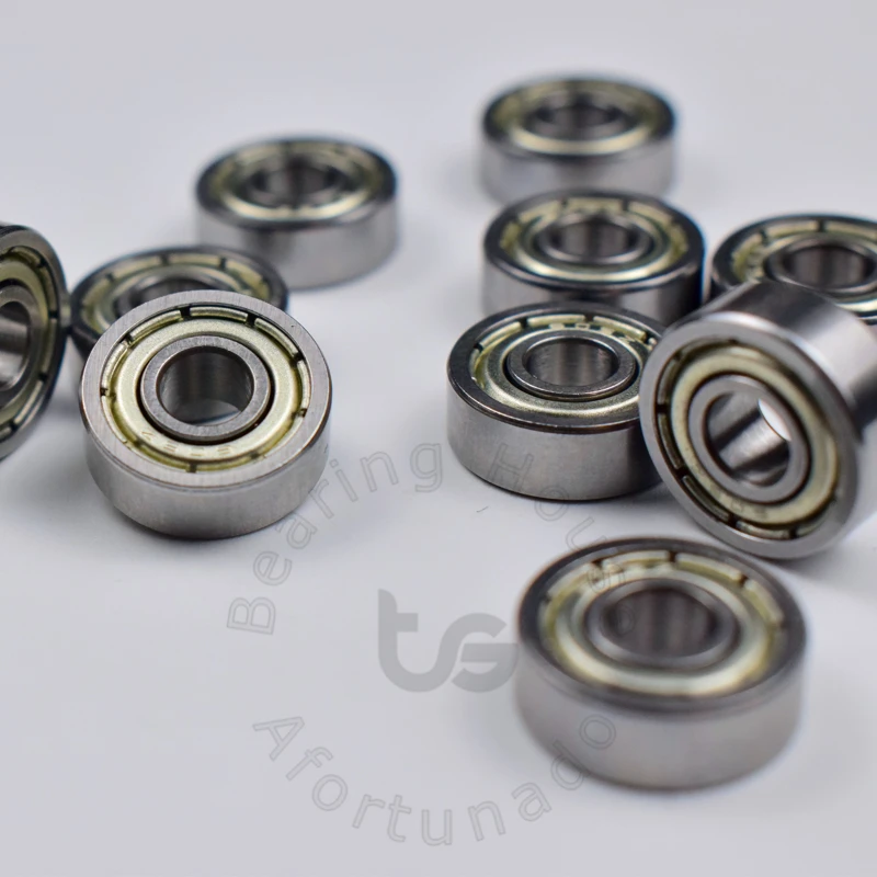 605ZZ 5*14*5(mm) 10pcs chrome steel Metal Sealed  Bearings