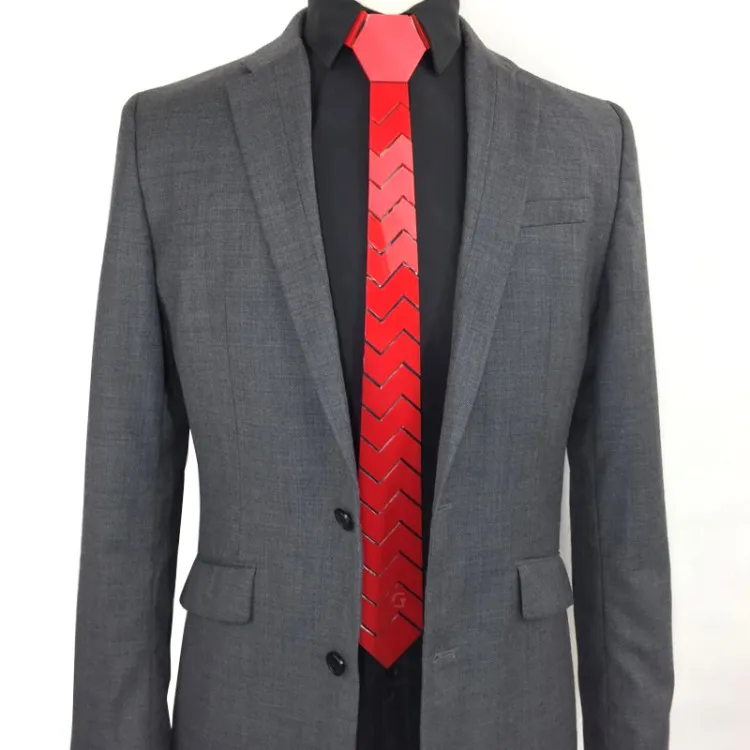 

Refreshing Red Fashion Wedding Outfit Matched Necktie Stylish Red Ties Skinny All Match Men Accessory