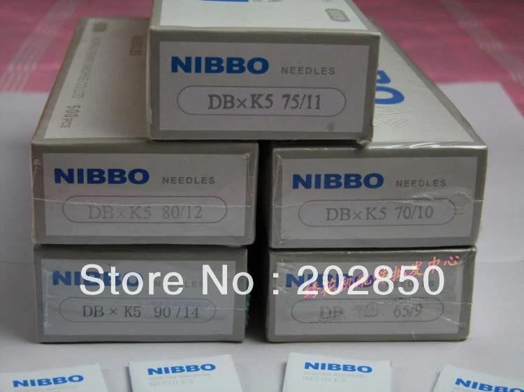 Industrial Embroidery Sewing Machine Needles,DBxK5,100/16,500Pcs Needles/Lot,Very Competitive Price,NIBBO Brand,Best Quality