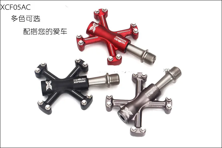 WELLGO QRD-XCF05AC/XCF05A pedal road bicycle Mountain bike pedal Aluminum alloy Anti-skid pedal chromium molybdenum steel axis