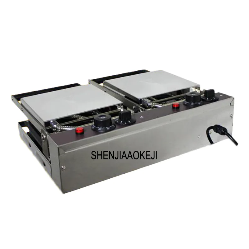 Машина для изготовления молочных палочек с двойной головкой, электрическая машина для изготовления хрустящих молочных палочек, машина для приготовления выпечки молочных палочек из нержавеющей стали, 220 В, 2500 Вт