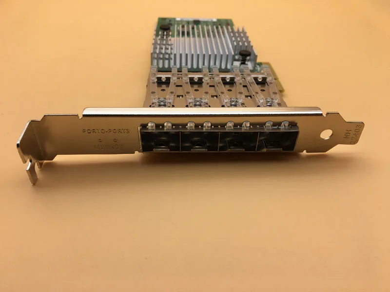 Tarjeta adaptadora de servidor Ethernet de fibra Gigabit, Chipset I350AM4, I350-F4, Quad-port, NIC, envío gratis