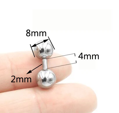 Stainless Steel Captive Bead Hoop Ring