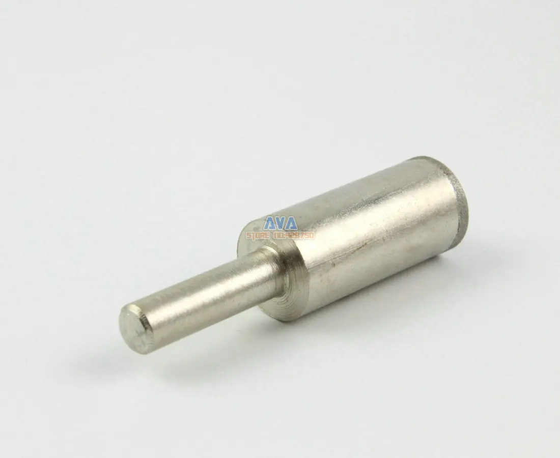 3 Pcs 13mm Diamond Mounted Point Spherical Concave Head Grinding Bit Grit 600