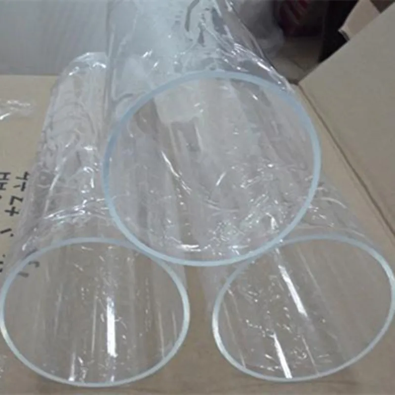 2pcs OD150x3x1000mm Acrylic Clear Tube Home Building Decor High Transparent Plastic Led Pipe