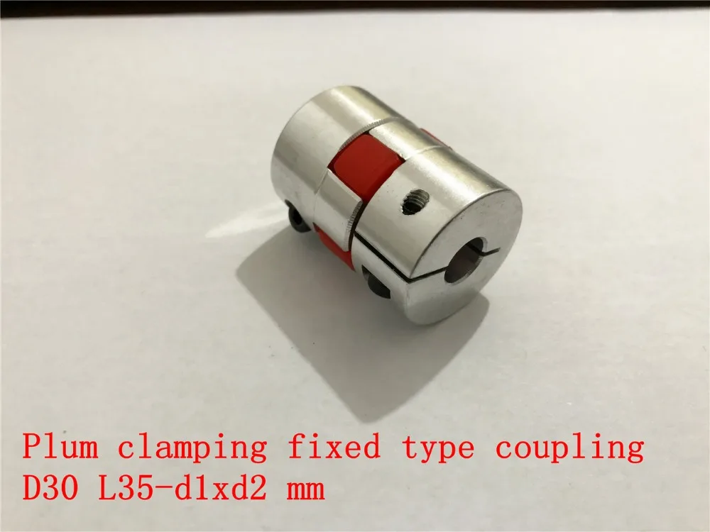 

D30 L35 hole minimum 5mm maximum 15mm plum shaped clamping flexible coupling shaft coupler encoder stepper motor 1pcs